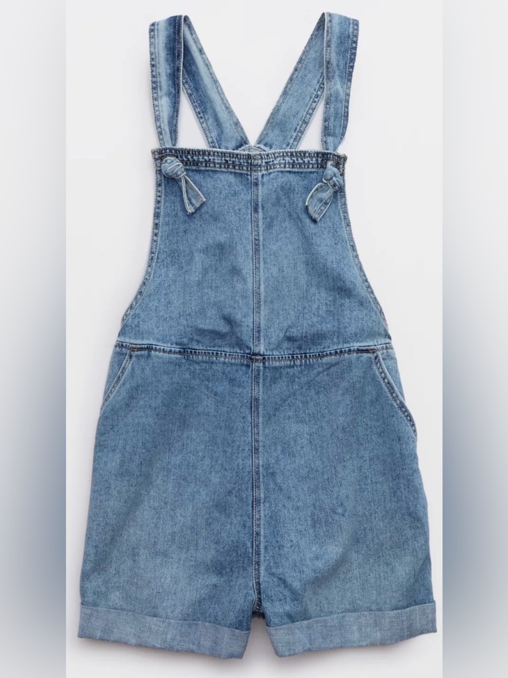 Aerie Denim Shortall Size XL